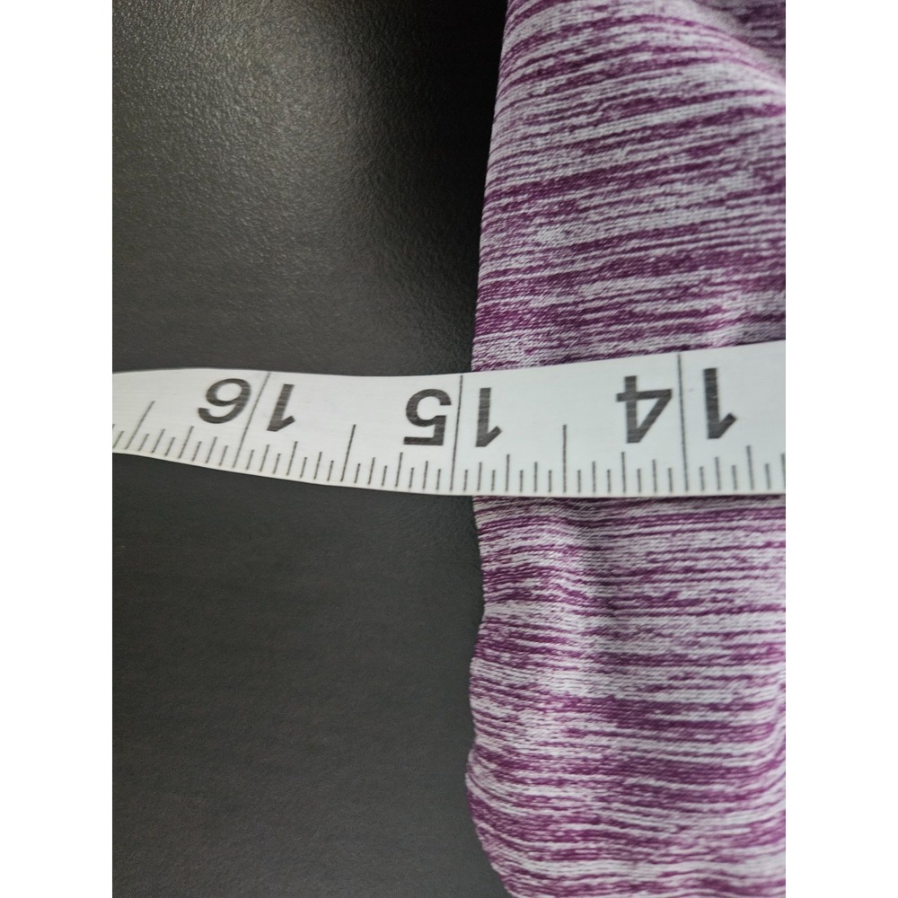 Purple Athletic Tank Built In Bra Workout Yoga‎ Activewear Top - Picture 3 of 6